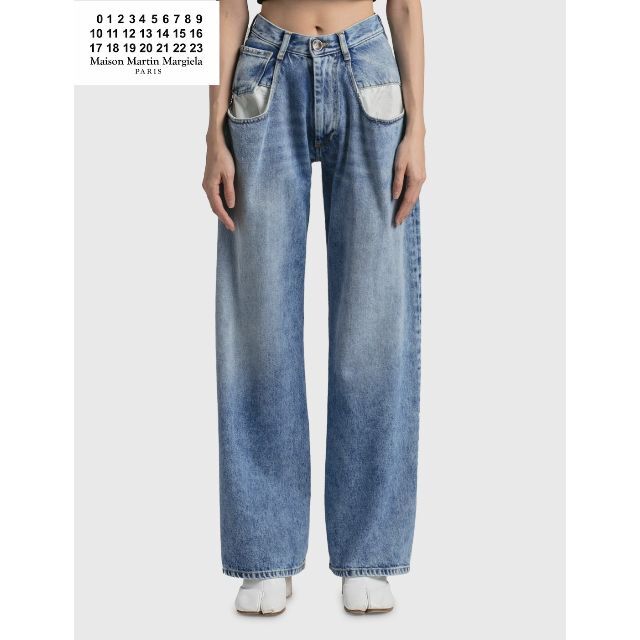 話題の行列 Maison Martin ストレートジーンズ MARGIELA MAISON