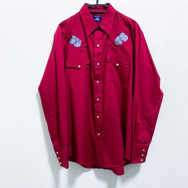 vintage western shirt ウェスタンシャツ フラワーシャツ 花