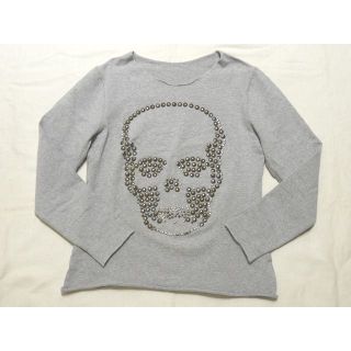 美品!ルシアンペラフィネ☆カットオフ仕様ラインストーン カシ混ロンT