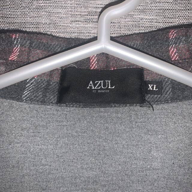 AZUL by moussy(アズールバイマウジー)のAZUL チェック柄シャツ メンズのトップス(シャツ)の商品写真