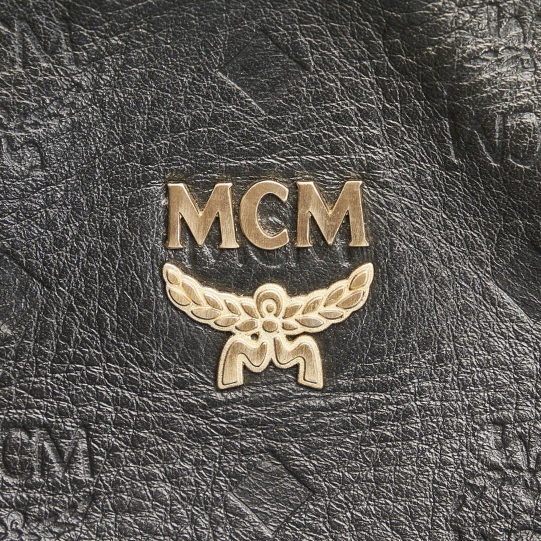 MCM(エムシーエム)のエム シー エム ロゴグラム 型押し ハンドバッグ ショルダーバッグ 2WAY レザー レディース MCM 【1-0067999】 レディースのバッグ(トートバッグ)の商品写真