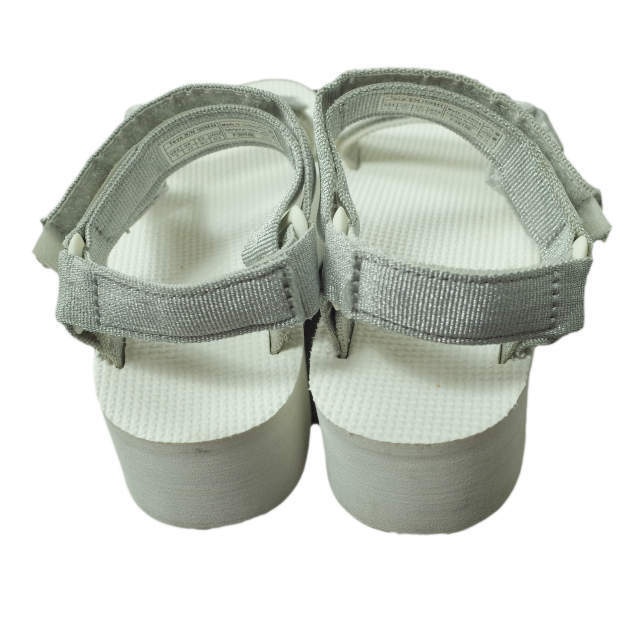 Teva(テバ)のTEVA テバ W FLATFORM UNIVERSAL フラットフォームユニバーサル ストラップサンダル F3015E US5(22cm) SILVER/WHITE 厚底 スポーツサンダル アウトドア シューズ【中古】【TEVA】 レディースの靴/シューズ(サンダル)の商品写真