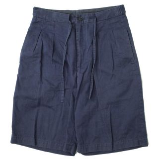 アンユーズド(UNUSED)のUNUSED アンユーズド 日本製 2 Tuck Easy Shorts 2タックイージーショーツ UW0216 1 NAVY ショートパンツ ボトムス【中古】【UNUSED】(ショートパンツ)