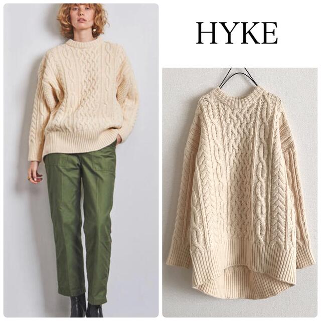 HYKE （ハイク）＞ FISHERMAN ニット　美品