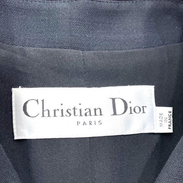 Dior(ディオール)のディオール Dior テーラード 221V23A1162 2022年モデル ショートスリーブ ジャケット ウール ブラック 未使用 レディースのトップス(パーカー)の商品写真