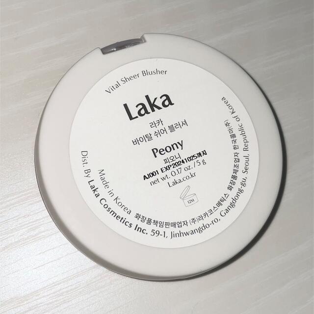 LAKA バイタルシアーブラッシャー Peony コスメ/美容のベースメイク/化粧品(チーク)の商品写真