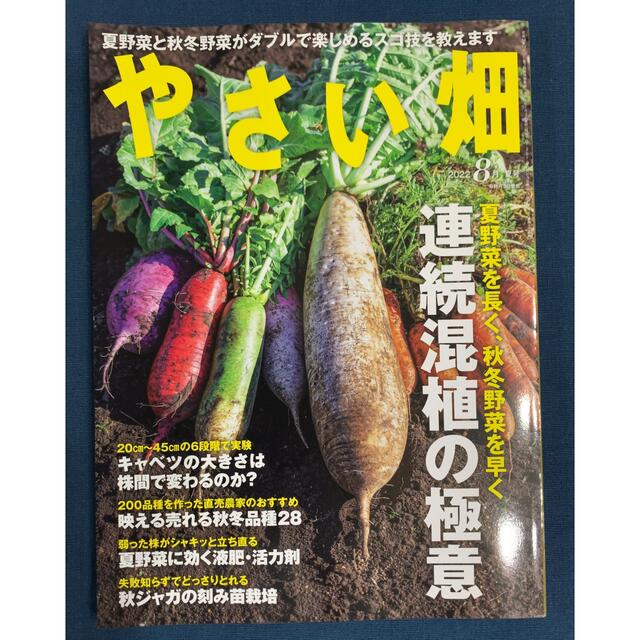 やさい畑 2022年 08月号 エンタメ/ホビーの雑誌(趣味/スポーツ)の商品写真