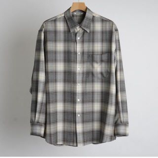 オーラリー(AURALEE)のAURALEE SUPER LIGHT WOOL CHECK SHIRTS 3(シャツ)