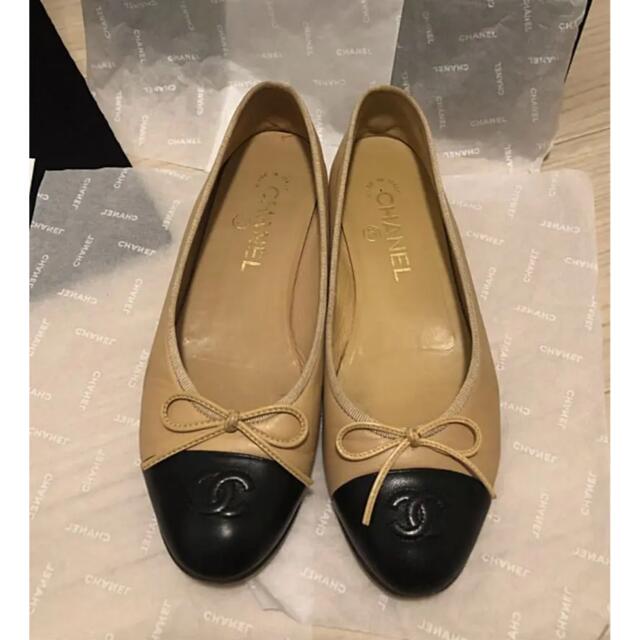 CHANEL バレエシューズ 37.5 (24cm) 正規品