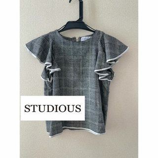 ステュディオス(STUDIOUS)の【STUDIOUS】ウールフリルブラウス(シャツ/ブラウス(半袖/袖なし))