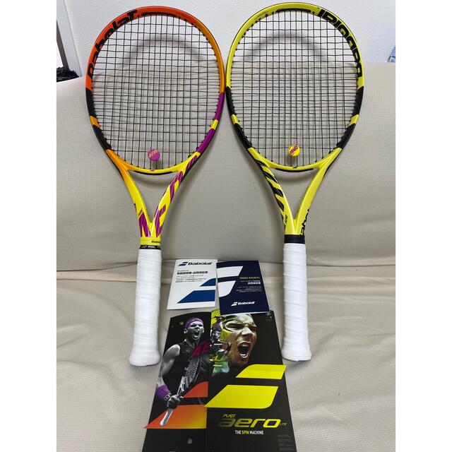 バボラ　Babolat ピュアアエロラファ及び2019モデル２本セット