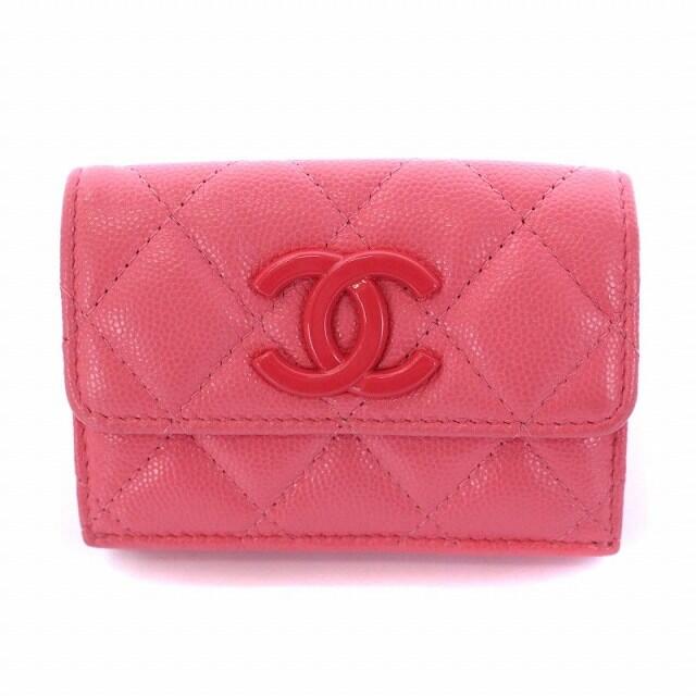 スペシャルオファ CHANEL - シャネル 21年製 ココマーク マトラッセ 三