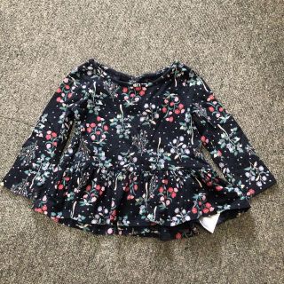 ベビーギャップ(babyGAP)の【新品】ベビーギャップ　長袖　花柄(Ｔシャツ)