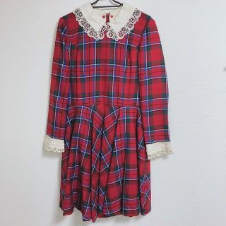 送料無料/プレゼント付♪ 美品✨ジェーンマープル ひざ丈ワンピース