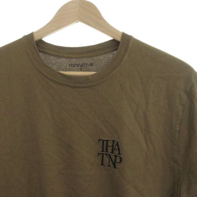 nonnative(ノンネイティブ)のノンネイティブ nonnative Tシャツ 半袖 刺繍 コットン クルーネック メンズのトップス(Tシャツ/カットソー(半袖/袖なし))の商品写真