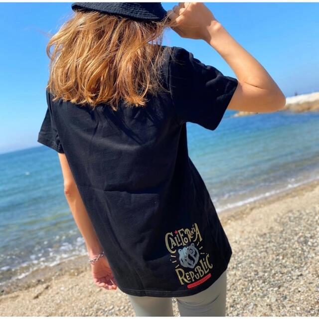 Deus ex Machina(デウスエクスマキナ)の西海岸系☆LUSSO SURF ロングビーチTシャツ　Lサイズ☆RVCA メンズのトップス(Tシャツ/カットソー(半袖/袖なし))の商品写真