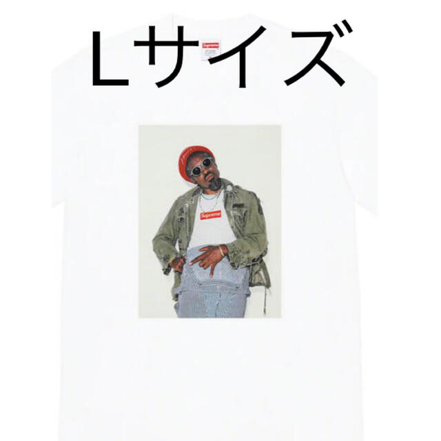 22aw Supreme André 3000 Tee アンドレ Ｌ　ホワイト