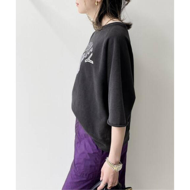 L'Appartement レミレリーフ　ハーフ Sleeve Sweat