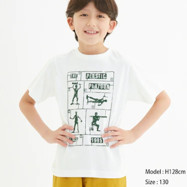 GU(ジーユー)の⭐︎お値下げ／新品・未使用品⭐︎ トイストーリー 白Tシャツ  キッズ/ベビー/マタニティのキッズ服男の子用(90cm~)(Tシャツ/カットソー)の商品写真