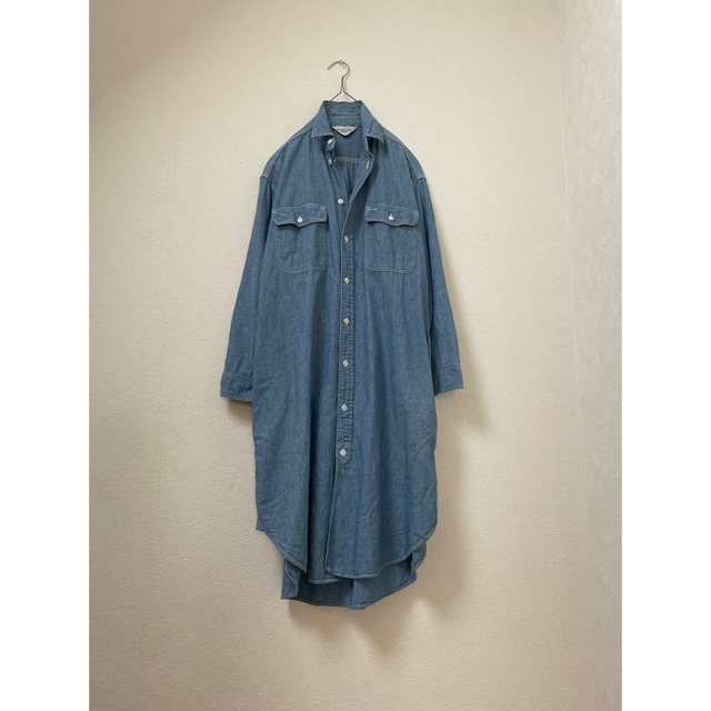 【Americana】LightBlue indigo シャツワンピース