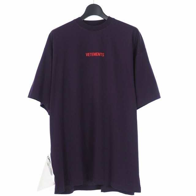 ヴェトモン VETEMENTS ロゴ プリント ラベル Tシャツカットソー XS