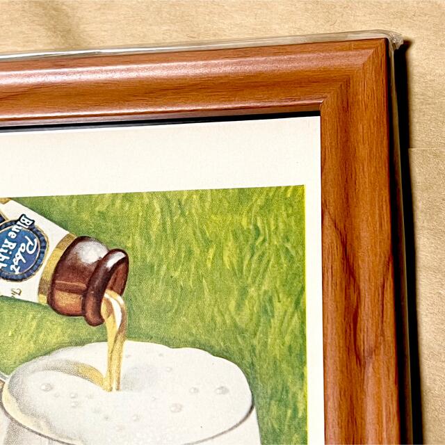 希少品！ Pabst Blue Ribbon パブストブルーリボン ポスター広告