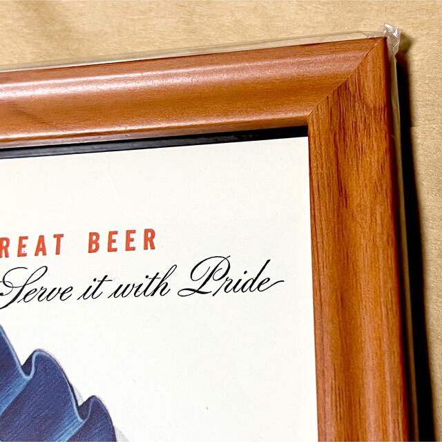 希少品！ Pabst Blue Ribbon パブストブルーリボン ポスター広告