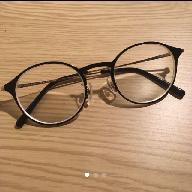 JINS(ジンズ)のJINS 度入りメガネ ケース付き レディースのファッション小物(サングラス/メガネ)の商品写真