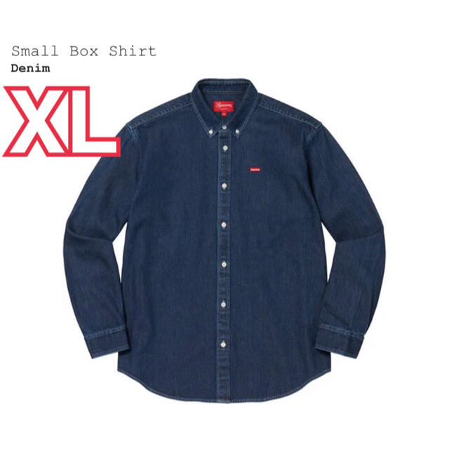 シャツsupreme small box shirt denim xl