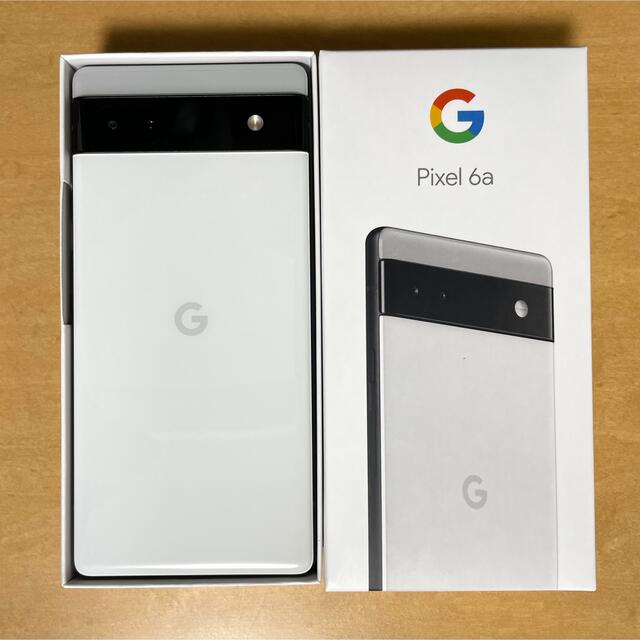 スマホ/家電/カメラ【新品・未使用】Google Pixel6a 128GB Chalkホワイト