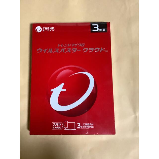 トレンドマイクロ ウィルスバスター クラウド 3年版 3台まで 未開封 ...