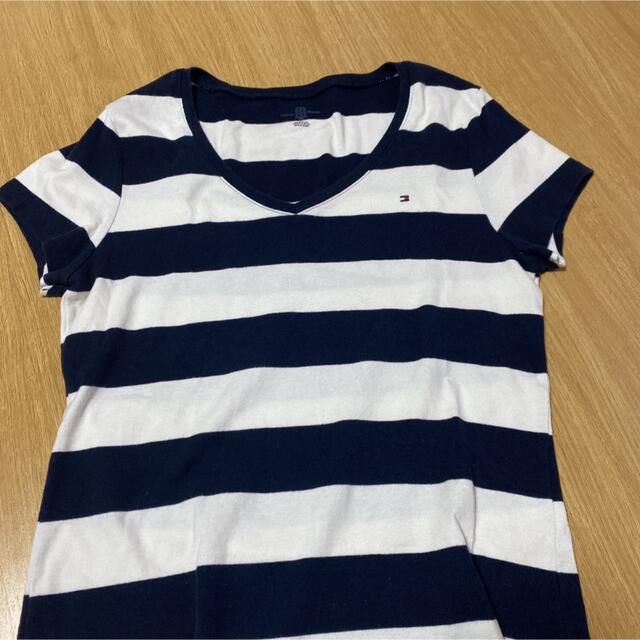 TOMMY HILFIGER(トミーヒルフィガー)のTOMMY HILFIGER ボーダー Tシャツ レディースのトップス(Tシャツ(半袖/袖なし))の商品写真