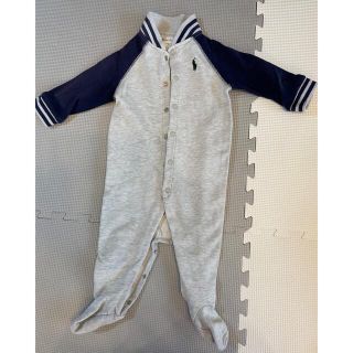 ポロラルフローレン(POLO RALPH LAUREN)のラルフローレン 長袖ロンパース 70cm 男の子(ロンパース)