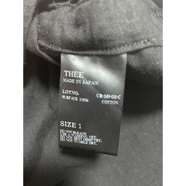 SUNSEA(サンシー)の【期間限定セール】THEE / rhythm.(BLACK) メンズのトップス(シャツ)の商品写真