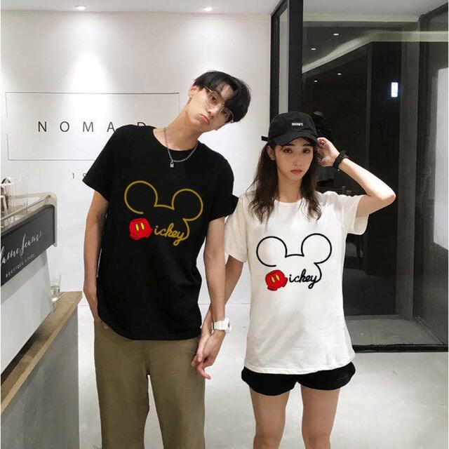 新作 ディズニーtシャツペアルック カップル 春夏 秋冬 棉 Nth3c3f7si Neemepood Ee