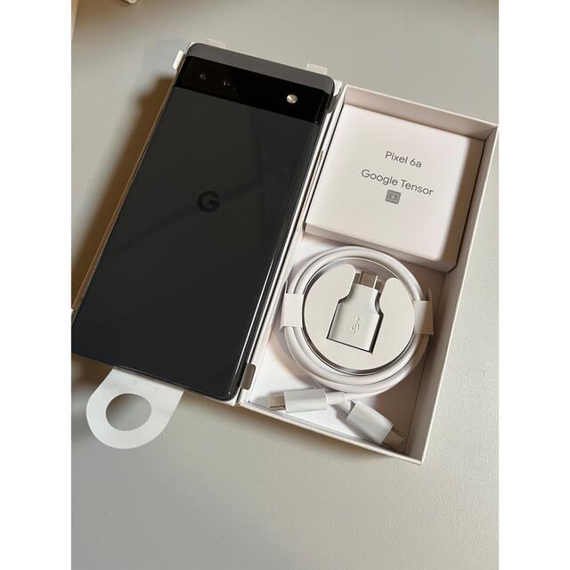 Pixel 6a charcoal 128GB SIMフリー 半額販売 スマホ/家電/カメラ