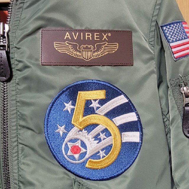 AVIREX(アヴィレックス)のたこさん専用　L-2  5th  AIRFORCE フライトジャケット メンズのジャケット/アウター(フライトジャケット)の商品写真