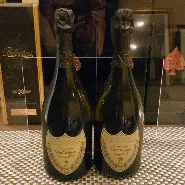 今ならほぼ即納！ Pérignon Dom 2本 x ドン・ペリニヨン2012 シャンパン/スパークリングワイン