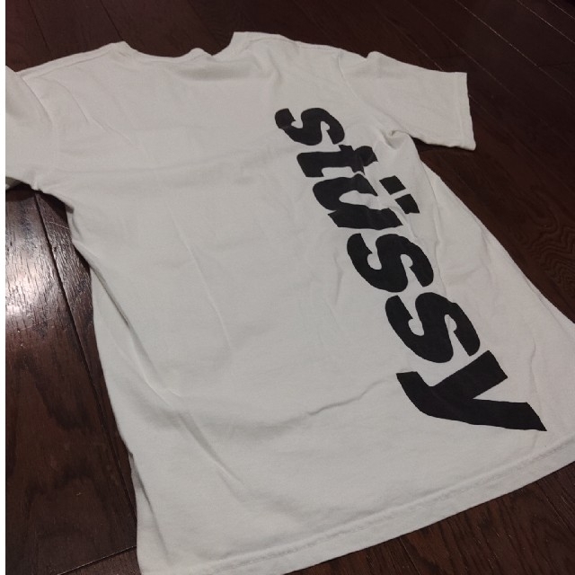 STUSSY(ステューシー)のSTUSSY　Tシャツ　ポケT　白　S メンズのトップス(Tシャツ/カットソー(半袖/袖なし))の商品写真