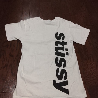 ステューシー(STUSSY)のSTUSSY　Tシャツ　ポケT　白　S(Tシャツ/カットソー(半袖/袖なし))