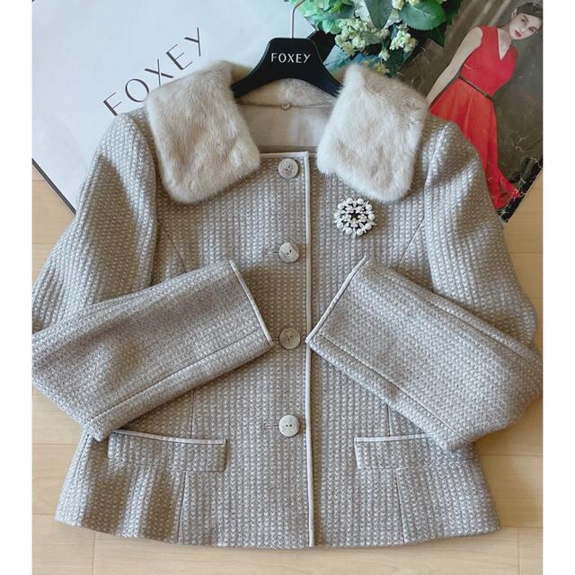 新品同様!FOXEY BOUTIQUE トレンチコート 40 Rene 新品同様!FOXEY BOUTIQUE トレンチコート 40 Rene