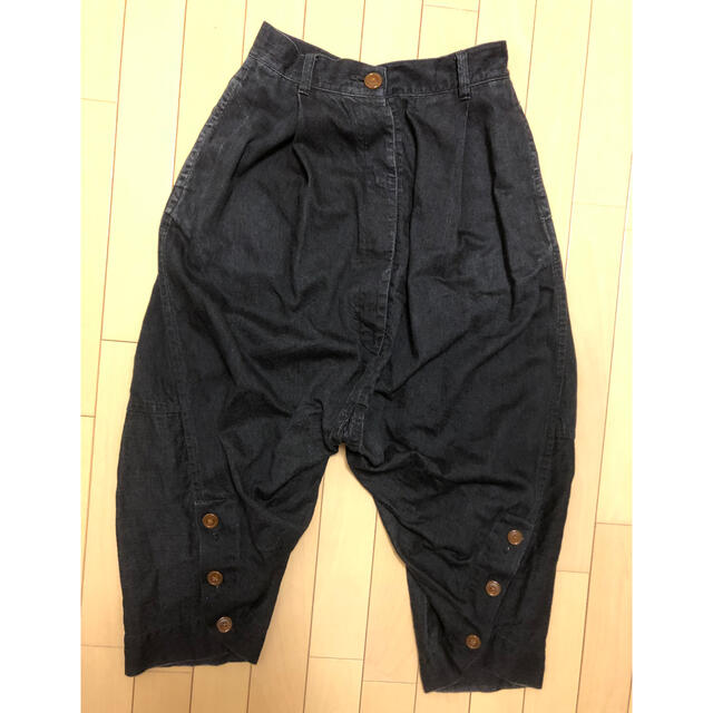 VivienneWestwood 黒デニムサルエルパンツ サルエルパンツ VivienneWestwood 黒デニムサルエルパンツ サルエルパンツ