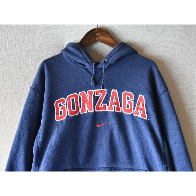 古着☆NIKE NBA ナイキ センタースウォッシュ カレッジ刺繍ロゴ紺