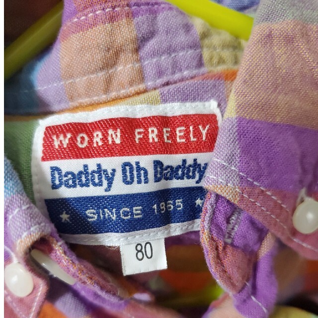 daddy oh daddy(ダディオーダディー)のdaddy oh daddy チェックシャツ キッズ/ベビー/マタニティのベビー服(~85cm)(シャツ/カットソー)の商品写真