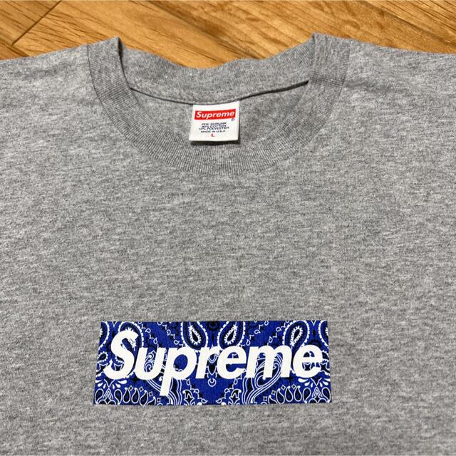 Supreme(シュプリーム)のSupreme Bandana Box Logo Tee 19aw シュプリーム メンズのトップス(Tシャツ/カットソー(半袖/袖なし))の商品写真