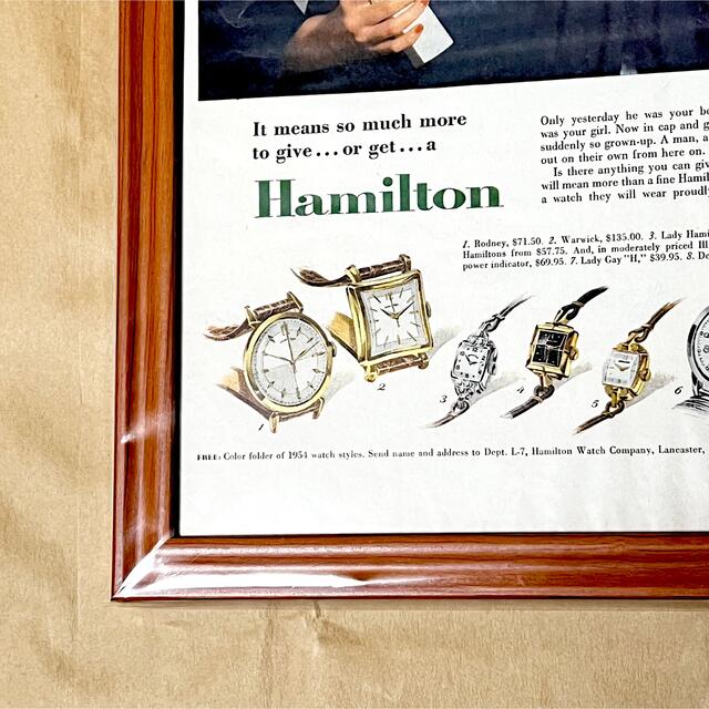 最大54％オフ！ 希少品 HAMILTON ハミルトン ビンテージ アンティーク