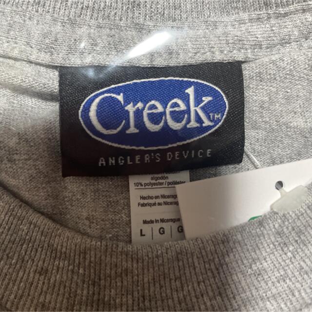 creek tシャツ　グレー×ネイビー　L     新品未開封