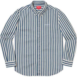 シュプリーム(Supreme)のSupreme Denim Shirt Blue Stripe M 19FW(シャツ)