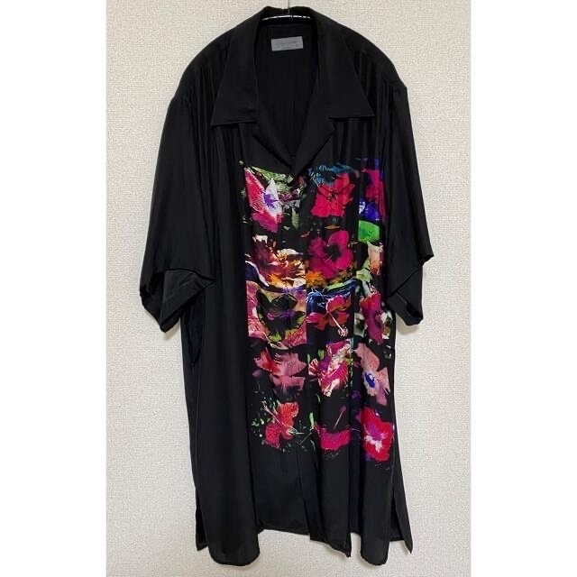 定価 14万 Yohji Yamamoto 22SS  花シルクシャツ