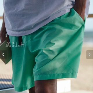 ワンエルディーケーセレクト(1LDK SELECT)の〈COBRA CAPS〉NYLON SHORTS "MINT"  AH.H(ショートパンツ)